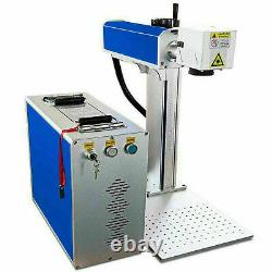 New 30W Fiber Laser Marking Engraving Machine 4.3x4.3 Metal Engraver 110V US