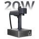 New Monport 20w Fiber Laser Marking Machine 110110mm Metal Steel 2.5d Marking