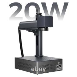 New Monport 20W Fiber Laser Marking Machine 110110mm Metal Steel 2.5D Marking