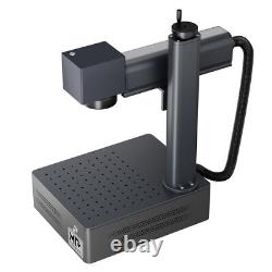 New Monport 20W Fiber Laser Marking Machine 110110mm Metal Steel 2.5D Marking
