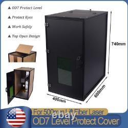 OD7 Laser Protective Cover Enclosure Case For Fiber Laser Marking Machine Safety