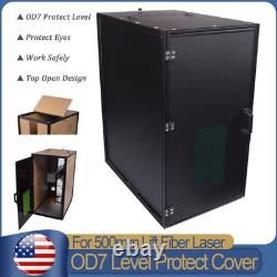 OD7 Laser Protective Cover For Fiber Laser Marking Machine Safety Enclosure US