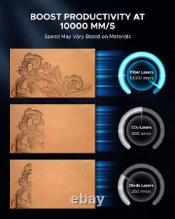 OMTechT 20W Intergrated Fiber Laser Marker Engraver 4.3x4.3 -Galvo Compact 20