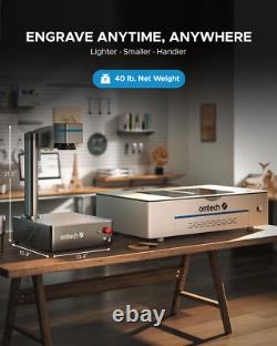 OMTechT 20W Intergrated Fiber Laser Marker Engraver 4.3x4.3 -Galvo Compact 20