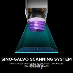 OMTechT 30W 6x6 Intergrated Fiber Laser Marker Engraver -Galvo Compact 30