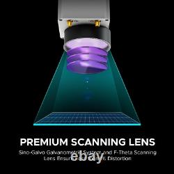 OMTechT Galvo 50W Split Fiber Laser Marking Marker with 7.9x7.9 Working Area