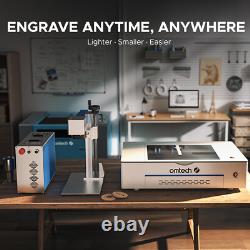 OMTechT Galvo 50W Split Fiber Laser Marking Marker with 7.9x7.9 Working Area