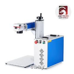 OMTech 20W Fiber Laser Metal Marking 4.3x4.3 Metal Desktop Engraving Laser Tool