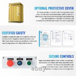 OMTech 20W Fiber Laser Metal Marking 4.3x4.3 Metal Desktop Engraving Laser Tool