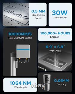 OMTech 20W JPT MOPA Fiber Laser Metal Marking Machine with 175x175mm Work Area OMTech 20W JPT MOPA Fiber Laser Metal Marking Machine with 175x175mm Work Area