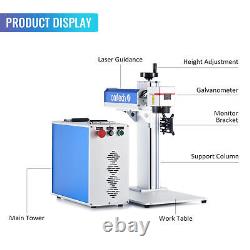 OMTech 30W 6.9×6.9 Fiber Laser Marker Engraver with SeaCAD BSL Control Board