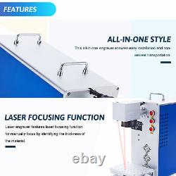 OMTech 30W Fiber Laser Marker Engraver for Metal 6 x 6 Work Area All-In-One