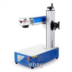 OMTech 30W Fiber Laser Marking Machine 6.9x6.9 Metal Marker with Rotary Axis