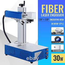 OMTech 30W Fiber Laser Marking Machine 7.9x 7.9 for Metal & Non-Metal Engraver