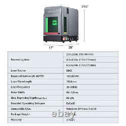 OMTech 30W Fiber Laser Marking Machine Autofocus Protective Cover F-Theta Lenses