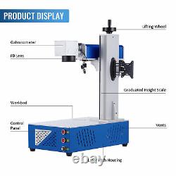 OMTech 30 Watt Split Fiber Laser Marking Machine 7.9x7.9 Metal Marker Engraver