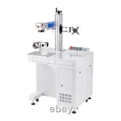 OMTech 50W 12x12 Fiber Laser Engraver Marker Marking Machine with Rotary Axis