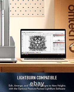 OMTech 50W 7x7 JPT Fiber Laser Marking Machine Autofocus with Camera Rotary Axis