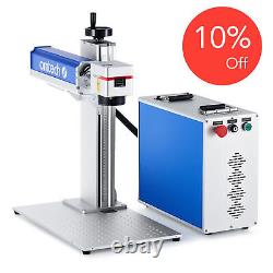 OMTech 50W Fiber Laser Marking Machine 200x200 Laser Engraver for Metal & More