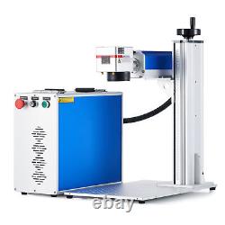 OMTech 50W Max Fiber Laser Marking Machine 7.9×7.9 with Premium Accessories