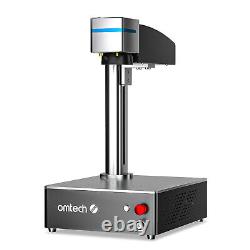 OMTech 5.9x5.9 Fiber Laser Engraver 30W Laser Engraver Cutter for Metal Marking