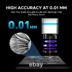 OMTech 5.9x5.9 Fiber Laser Engraver 30W Laser Engraver Cutter for Metal Marking