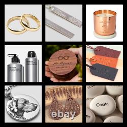 OMTech 60W Fiber Laser Engraver Marker for Metal Color Marking Used