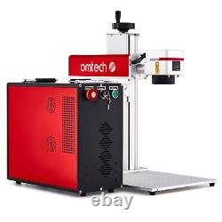 OMTech 60W Fiber Laser Marking Machine JPT Mopa Metal Color Marker Engraver 7x7