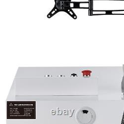 OMTech 6.9x6.9in 30W Fiber Laser Marking Metal Marker Engraver with Rotary Axis