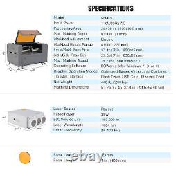 OMTech FW6090-30 Raycus 30W 24x35 Fiber Laser Marker Engraver with Motorized Z