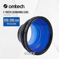 OMTech Fiber F-theta Scan Lens Field Lens for 1064nm Optical Fiber Laser Marking