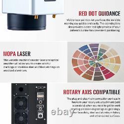 OMTech Fiber Laser 30W JPT MOPA Color Laser Marking Machine 6.9x6.9 175x175 Area