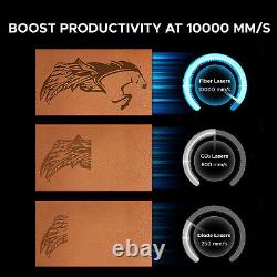 OMTech Fiber Laser Engraver 30W Laser Marking Machine for 5.9x5.9 Inch Metal
