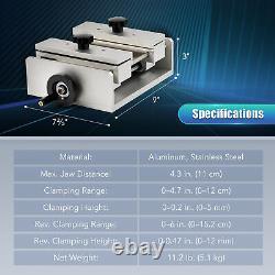 OMTech Fiber Laser Metal Vise with Dust Tray for Fiber Laser Marker Engraver