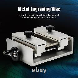 OMTech Laser Engraver Vise Metal Sheet Holder for Fiber Laser Marking Machines