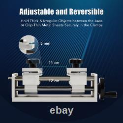 OMTech Laser Engraver Vise Metal Sheet Holder for Fiber Laser Marking Machines