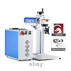 OMTech MAX Fiber Laser Marking Machine 30W 50W with Accessories Combo