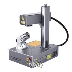 Portable 100W JPT Auto Focus Fiber Laser Marking Machine Color Marker Engraver