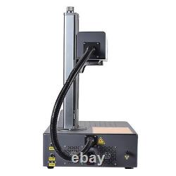 Portable 100W JPT Auto Focus Fiber Laser Marking Machine Color Marker Engraver