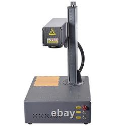 Portable 100W JPT Auto Focus Fiber Laser Marking Machine Color Marker Engraver