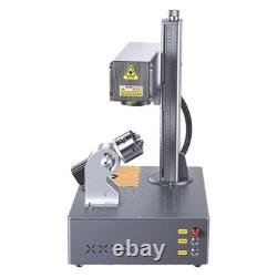 Portable 100W JPT Auto Focus Fiber Laser Marking Machine Color Marker Engraver