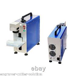 Portable 20W Fiber Laser Marking Metal Marker Engraving FDA, Ratory Axis Include