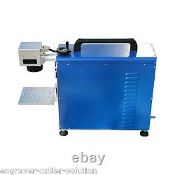 Portable 20W Fiber Laser Marking Metal Marker Engraving FDA, Ratory Axis Include