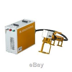 Portable 50W Raycus Fiber Laser Marking Machine for Big Metal Parts Engraving