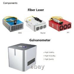 Portable 50W Raycus Fiber Laser Marking Machine for Big Parts Engraving