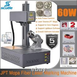 Portable JPT Mopa Auto Focus Fiber Laser Marking Machine Color Marker Engraving