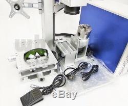 Portable fiber Laser marking machine metal engraver engraving cnc 30W raycus usa