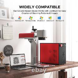 Preenex 60W 7x7 Mopa Fiber Laser Marking Machine Metal Engraver with Lightburn