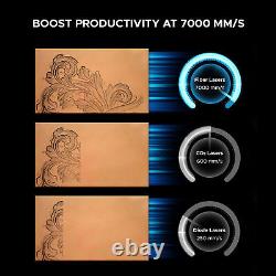 Preenex 60W 7x7 Mopa Fiber Laser Marking Machine Metal Engraver with Lightburn