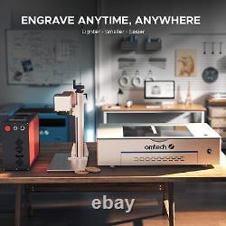 Preenex 60W 7x7 Mopa Fiber Laser Marking Machine Metal Engraver with Lightburn